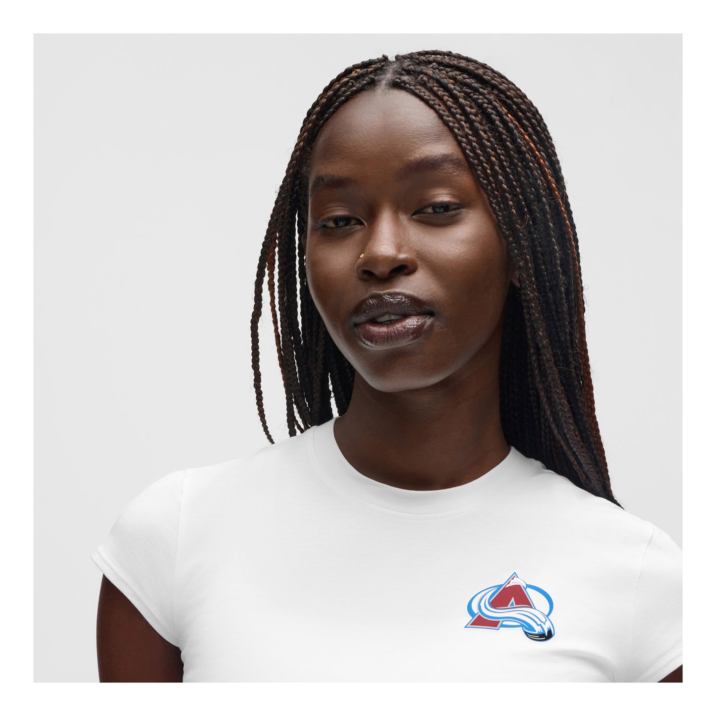 Colorado Avalanche lululemon Women's Organic Cotton Ringer Baby T-Shirt