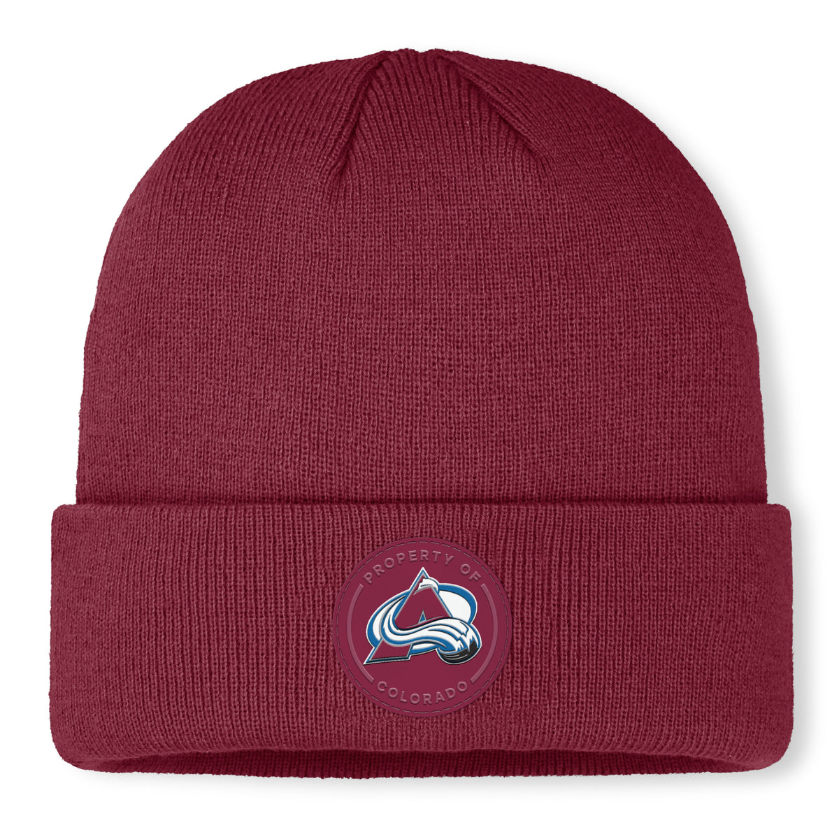 Colorado Avalanche Authentic Pro Train Cuff Beanie