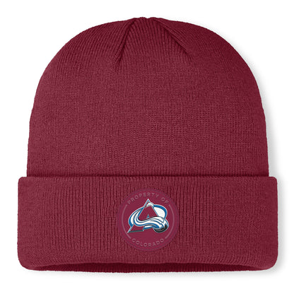 Colorado Avalanche Authentic Pro Train Cuff Beanie