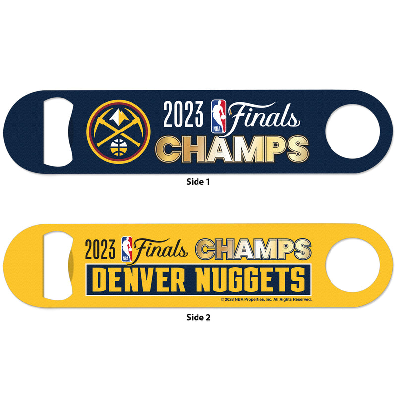 2023 Nuggets NBA Champs 2 Sided Bottle Opener