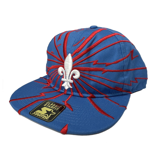 Nordiques Fleur De Lis Collision Snapback Hat