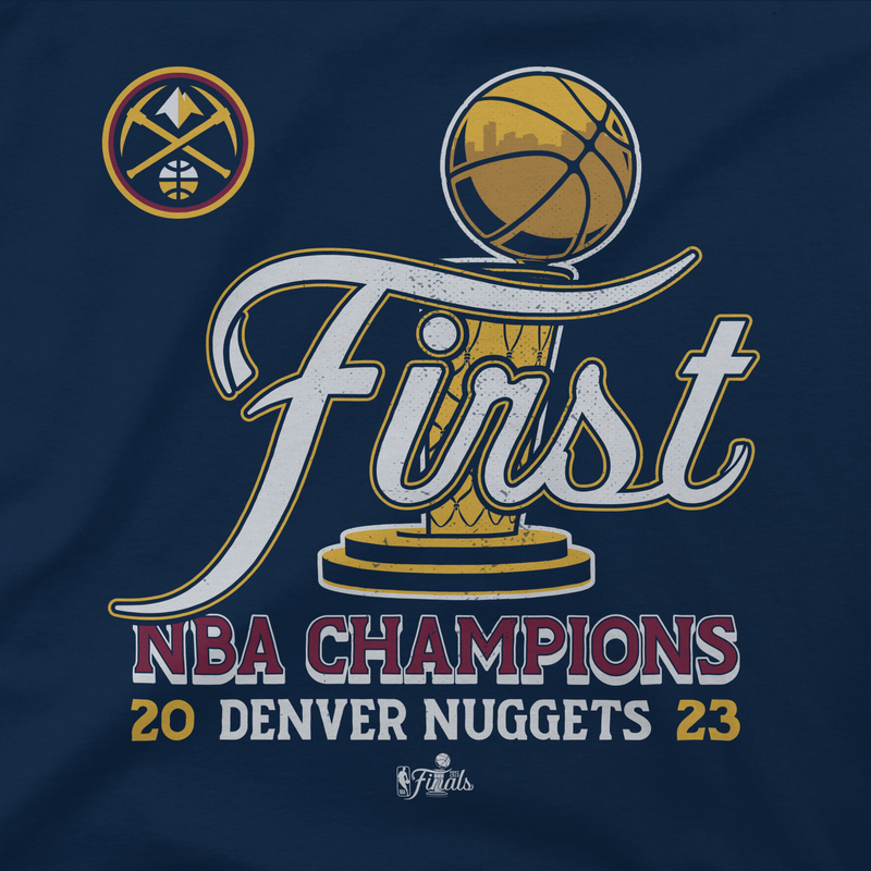 Nuggets 1st Time Champs S/S Tee