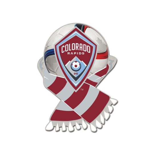 Colorado Rapids Scarf Lapel Pin