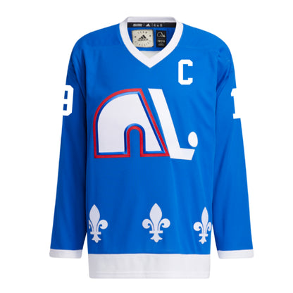 1979 Quebec Nordiques #19 Joe Sakic Primegreen Jersey