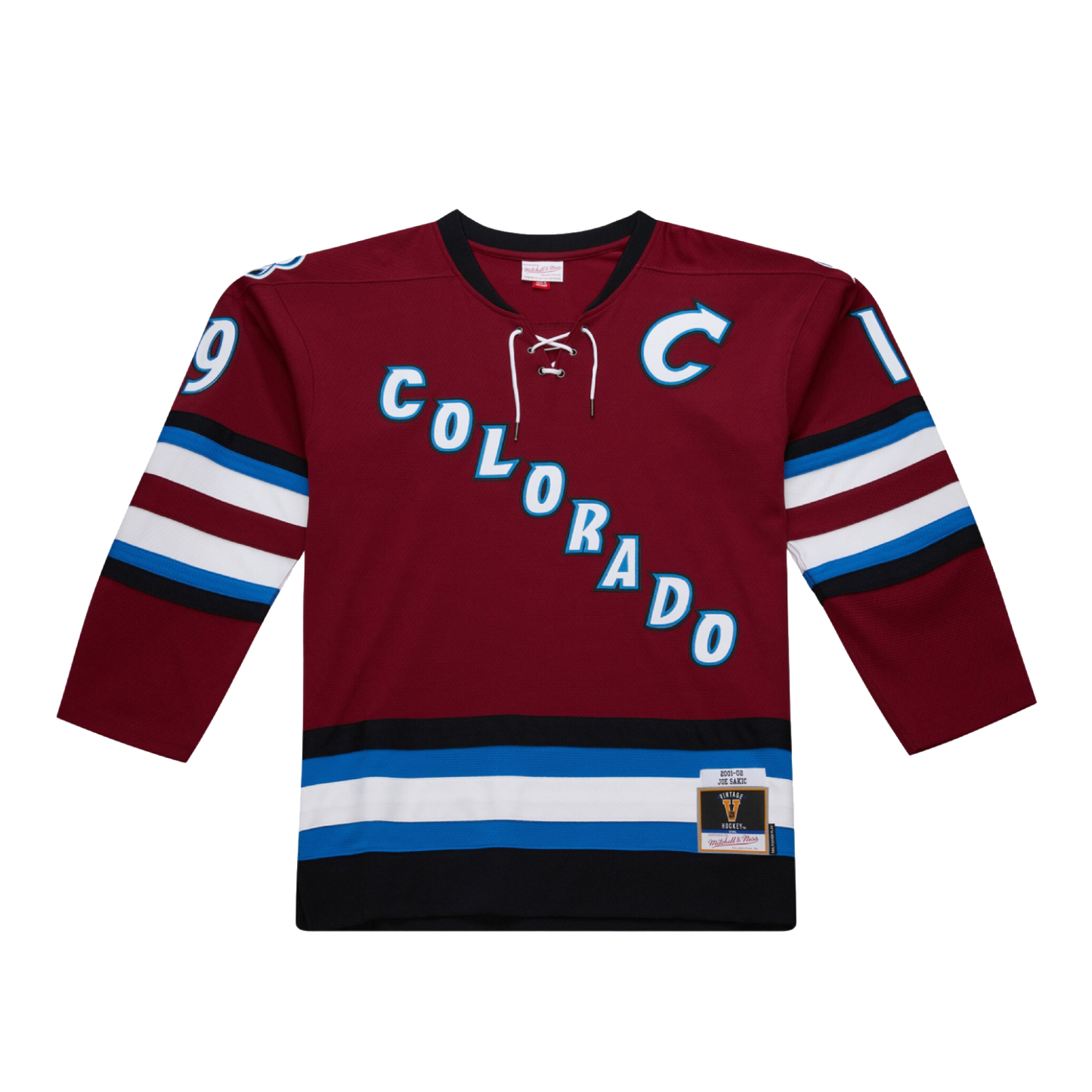 #19 Joe Sakic Colorado Avalanche 2001 Alternate Jersey
