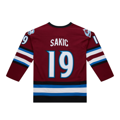 #19 Joe Sakic Colorado Avalanche 2001 Alternate Jersey