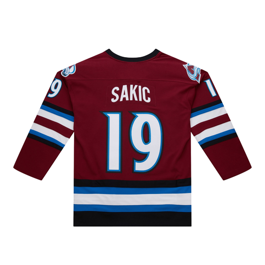 #19 Joe Sakic Colorado Avalanche 2001 Alternate Jersey