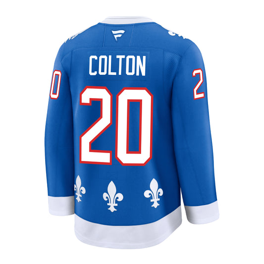 #20 Ross Colton Colorado Avalanche Heritage Premium Jersey