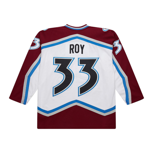 #33 Patrick Roy Colorado Avalanche 1995 Away Jersey