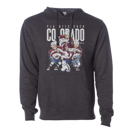 Colorado Avalanche 500 Level 2026 Playoff Heroes Hoody
