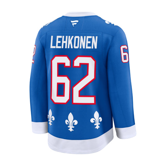 #62 Artturi Lehkonen Colorado Avalanche Heritage Premium Jersey