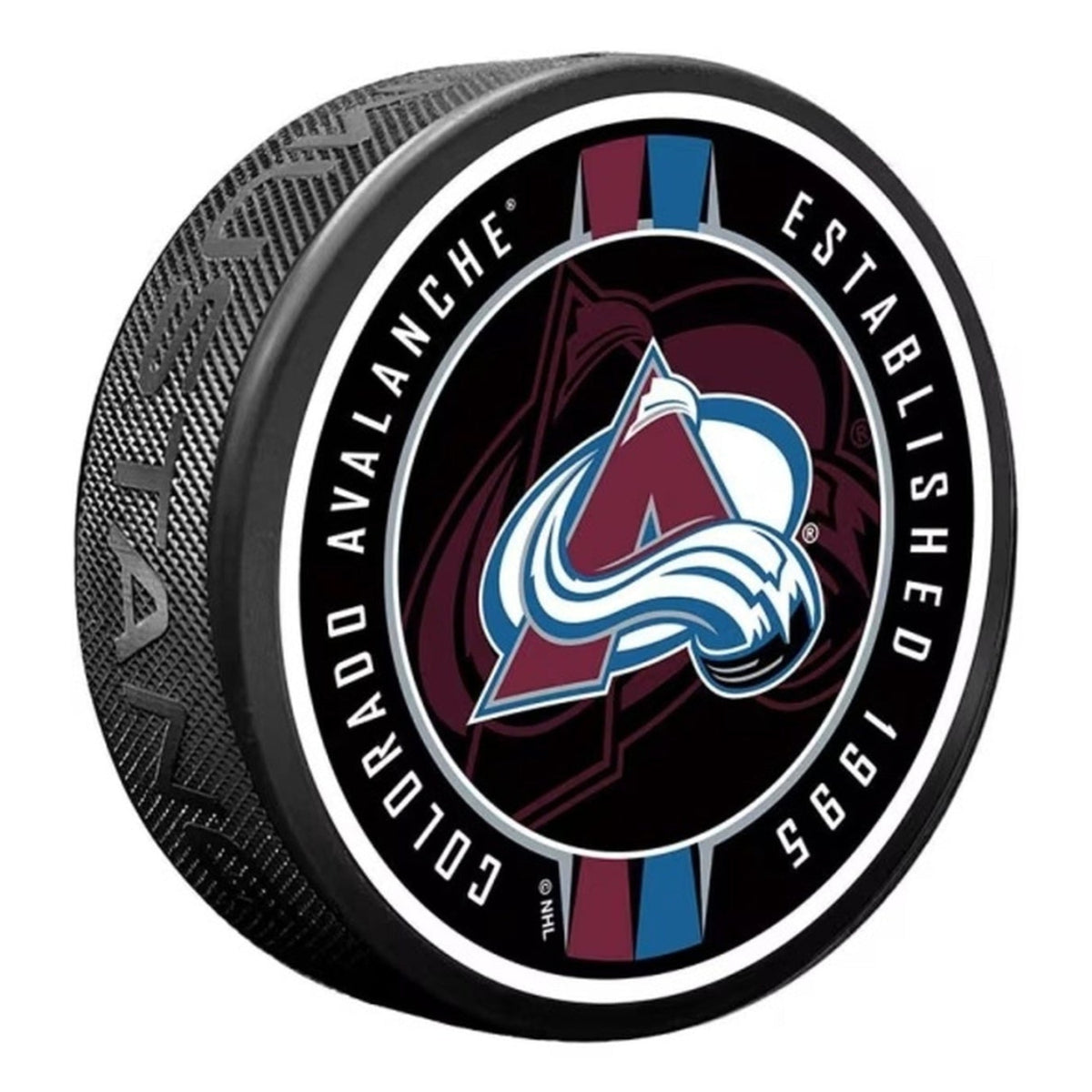Colorado Avalanche Hi-Def Ribbon Puck
