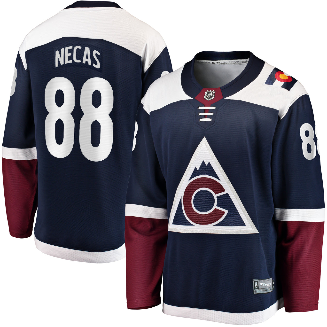 Colorado Avalanche #88 Martin Necas Breakaway Alternate Jersey