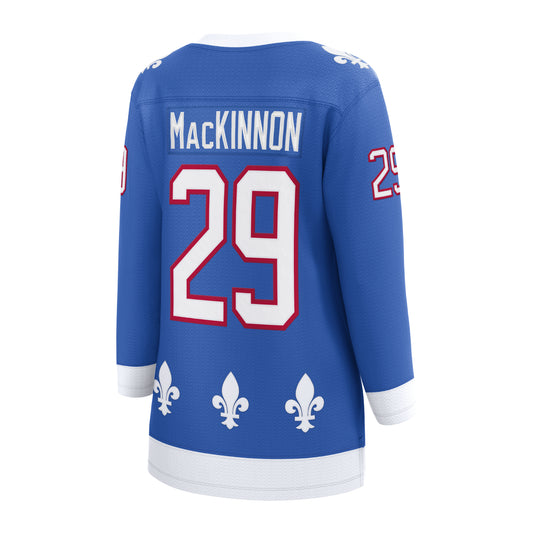 #29 Nathan MacKinnon Colorado Avalanche Heritage Women's Breakaway Jersey