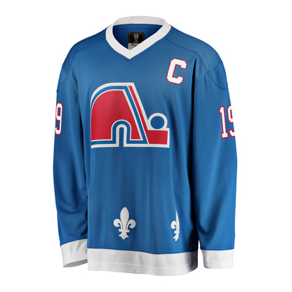 Quebec Nordiques #19 Joe Sakic Breakaway Retro Jersey