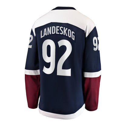 Colorado Avalanche #92 Gabriel Landeskog (C) Breakaway Alternate Jersey