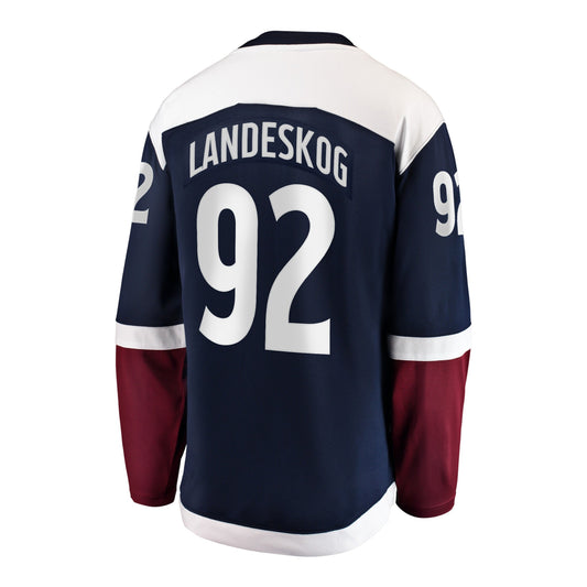Colorado Avalanche #92 Gabriel Landeskog (C) Breakaway Alternate Jersey
