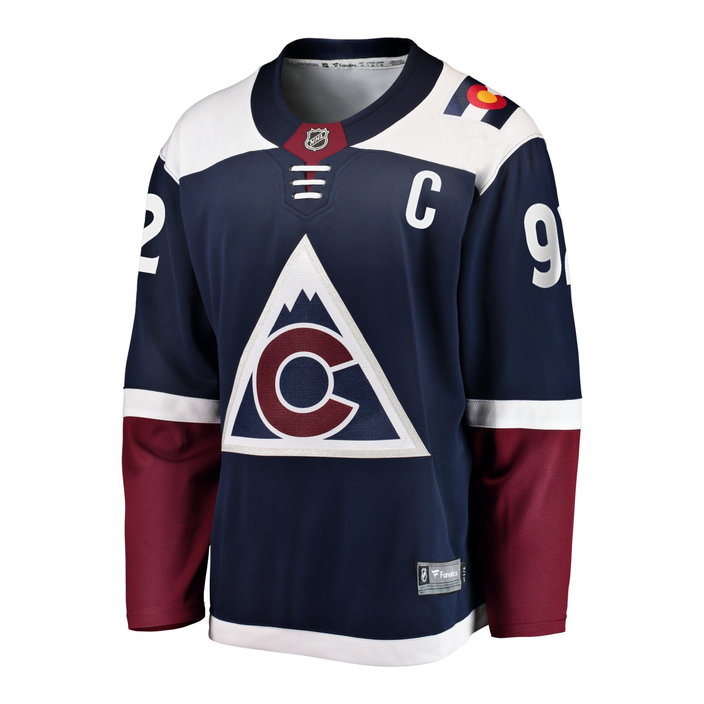 Colorado Avalanche #92 Gabriel Landeskog (C) Breakaway Alternate Jersey