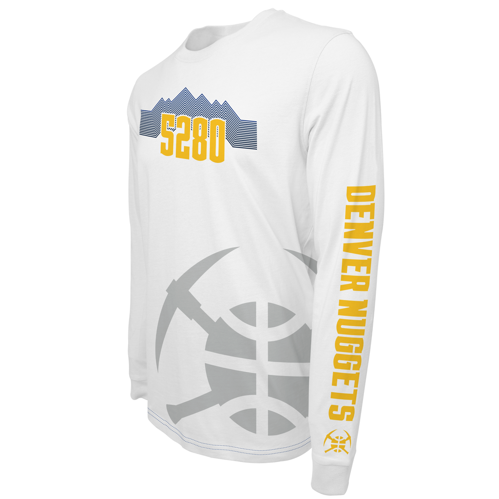 2023 24 Nuggets City Edition Scoreboard L S Tee