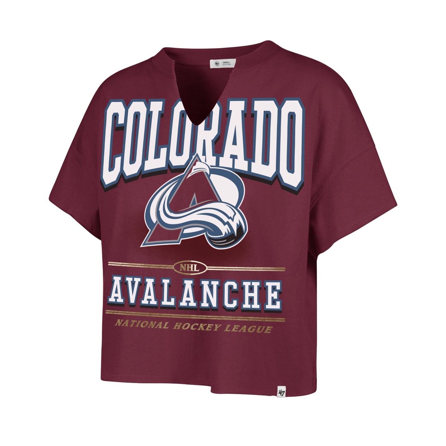 Women's Colorado Avalanche Oversized Notch T-Shirt