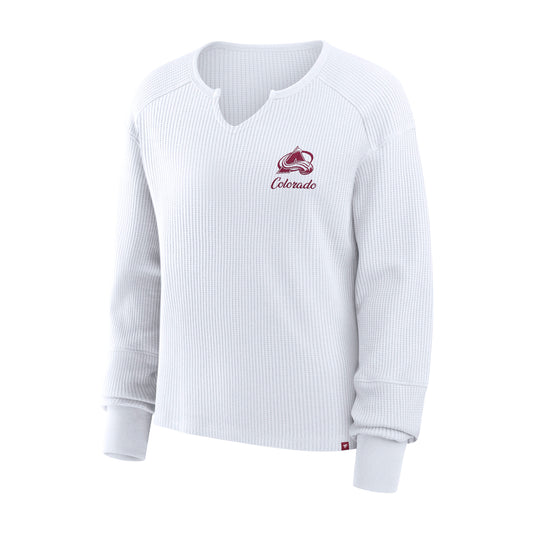 Colorado Avalanche Women's Long Sleeve V-Neck Fashion T-Shirt