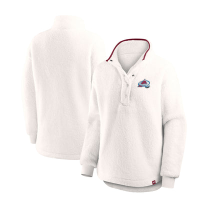 Colorado Avalanche Women's Half Snap Sherpa Jacket