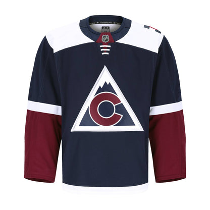 Colorado Avalanche Pro On Ice Authentic Blank Alternate Jersey