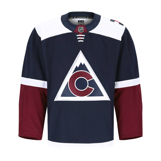 Colorado Avalanche Pro On Ice Authentic Blank Alternate Jersey