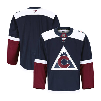 Colorado Avalanche Pro On Ice Authentic Blank Alternate Jersey