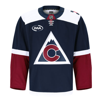 Colorado Avalanche Pro On Ice Authentic Blank Alternate Jersey