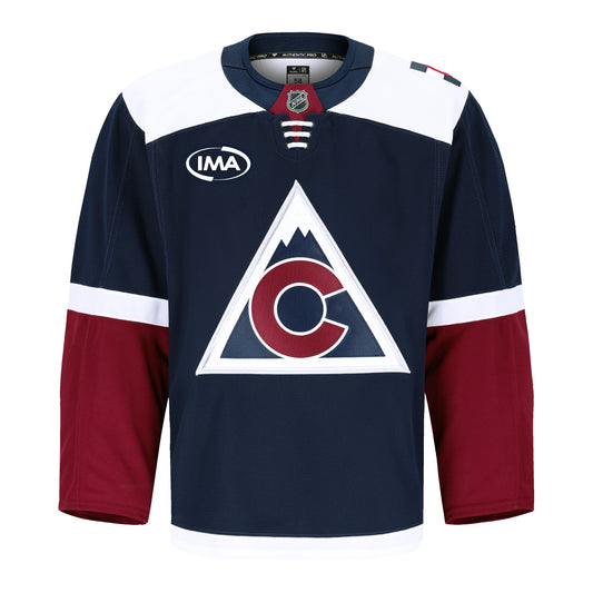 Colorado Avalanche Pro On Ice Authentic Blank Alternate Jersey