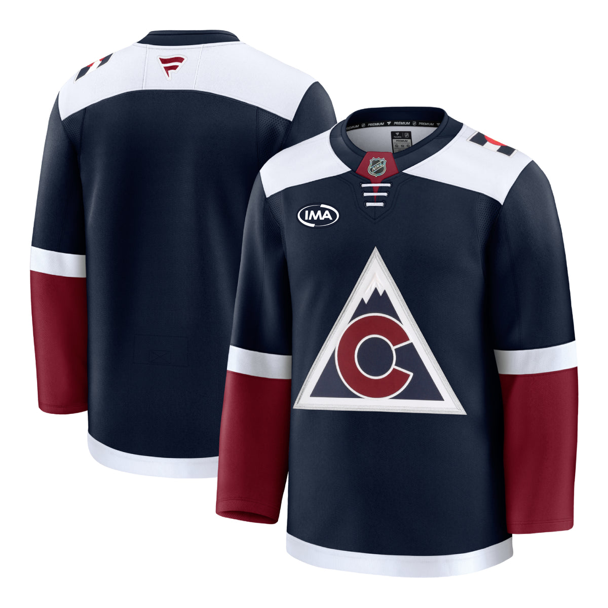 Colorado Avalanche Premium Blank Alternate Jersey