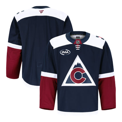 Colorado Avalanche Pro On Ice Authentic Blank Alternate Jersey