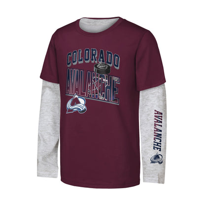 Youth Colorado Avalanche Rally The Team 3 in 1 Combo T-Shirt Set