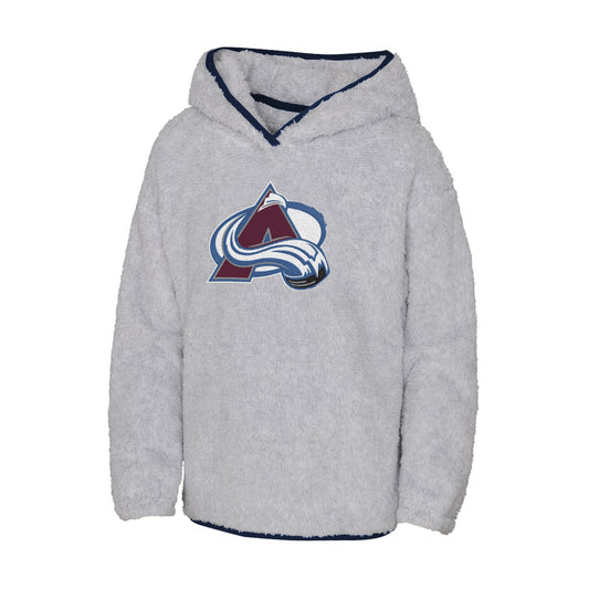Colorado Avalanche Girls Ultimate Teddy Fleece Pullover Hoody