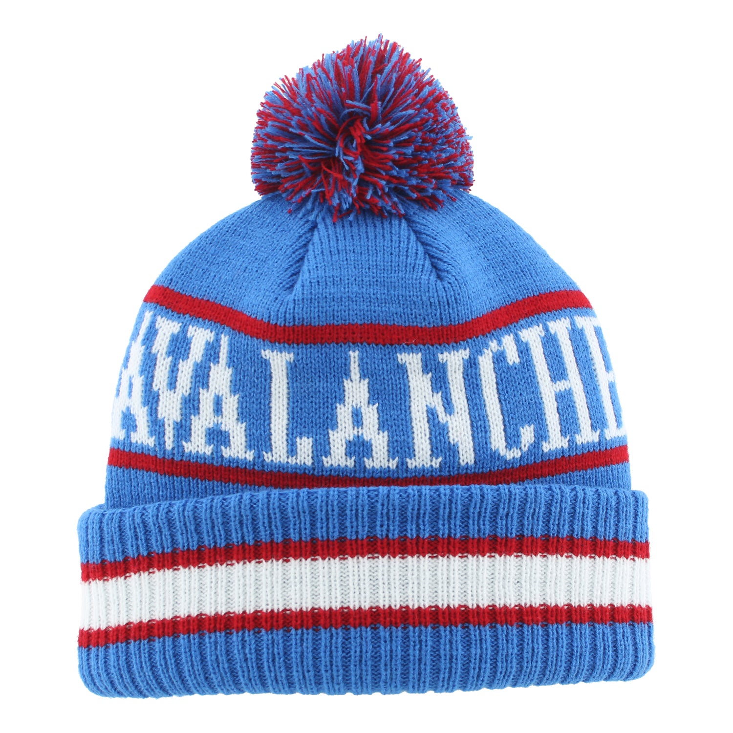 Colorado Avalanche Heritage Striped Knit Pom – Altitude Authentics