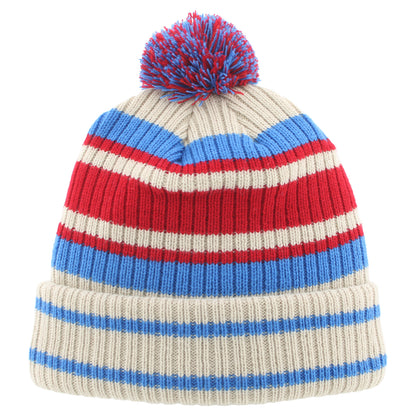 Quebec Nordiques Patch Knit Pom