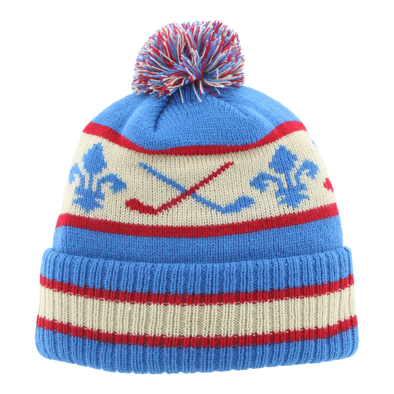 Colorado Avalanche Heritage Cross Stix Pom Knit – Altitude Authentics