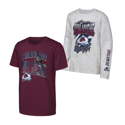 Youth Colorado Avalanche Rally The Team 3 in 1 Combo T-Shirt Set