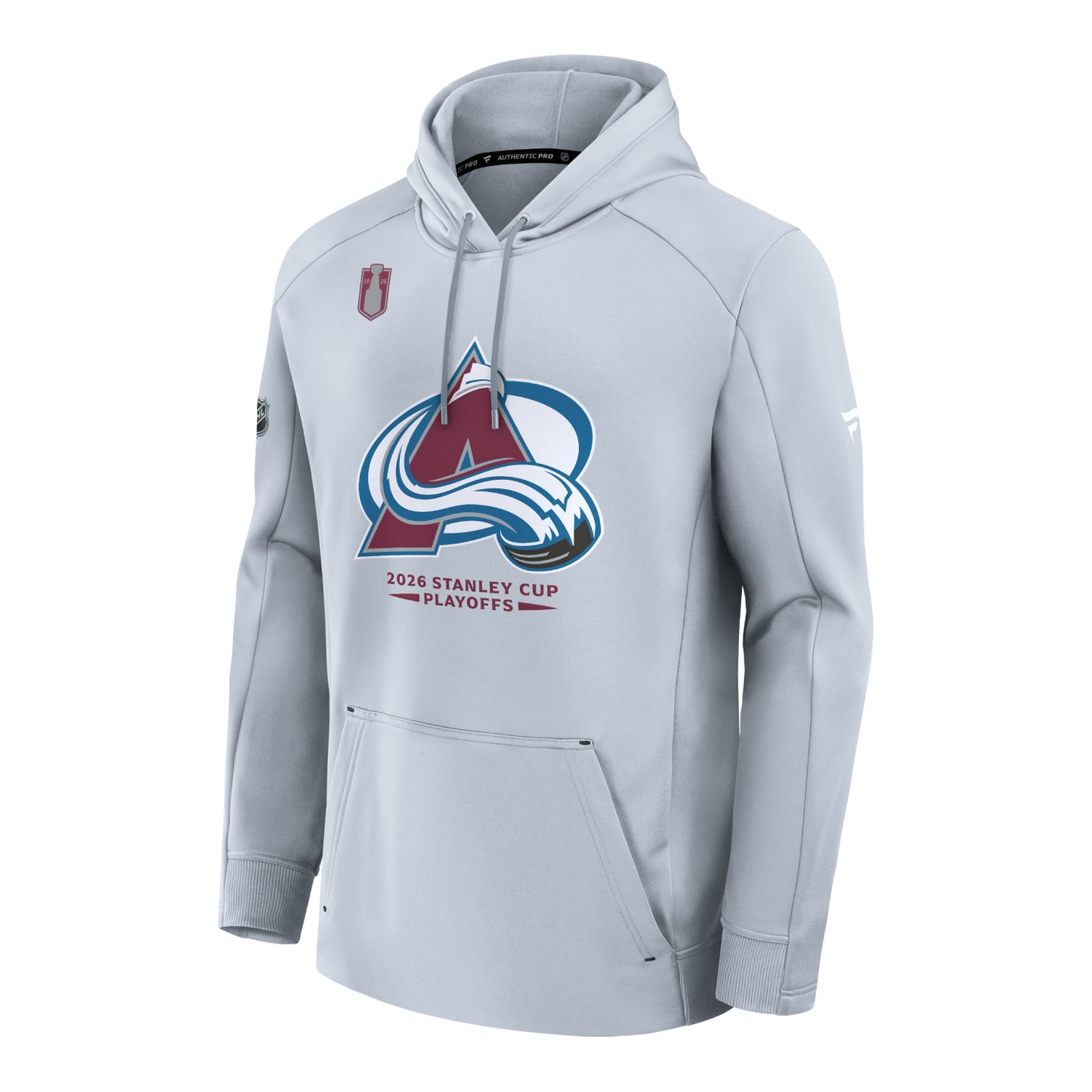 Colorado Avalanche Fanatics 2026 Stanley Cup Playoffs Authentic Pro Rink Fly Fleece Hoody