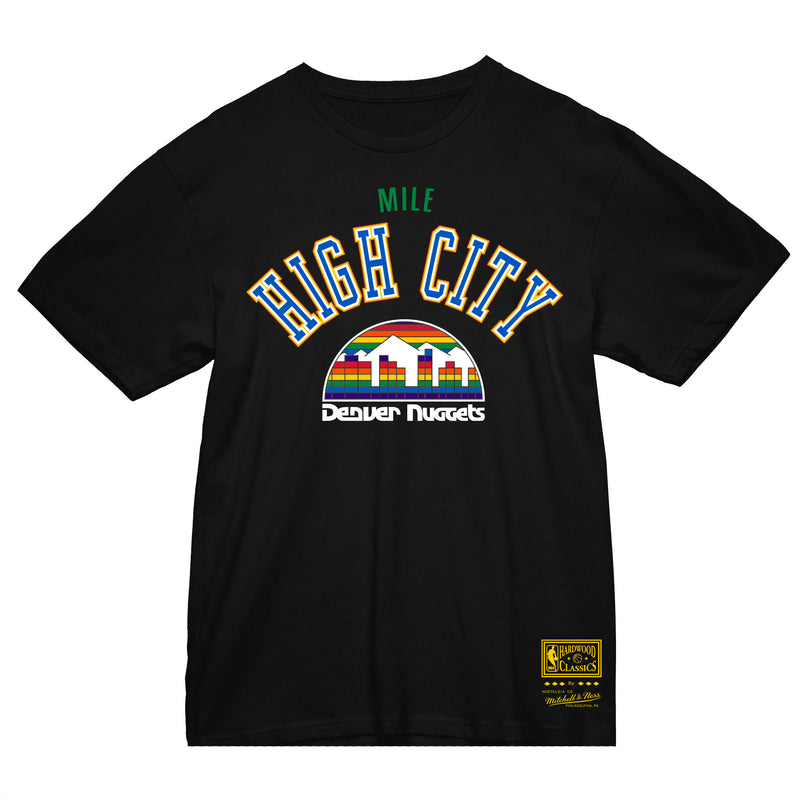 Nuggets Mile High City 1974 Tee - Rainbow
