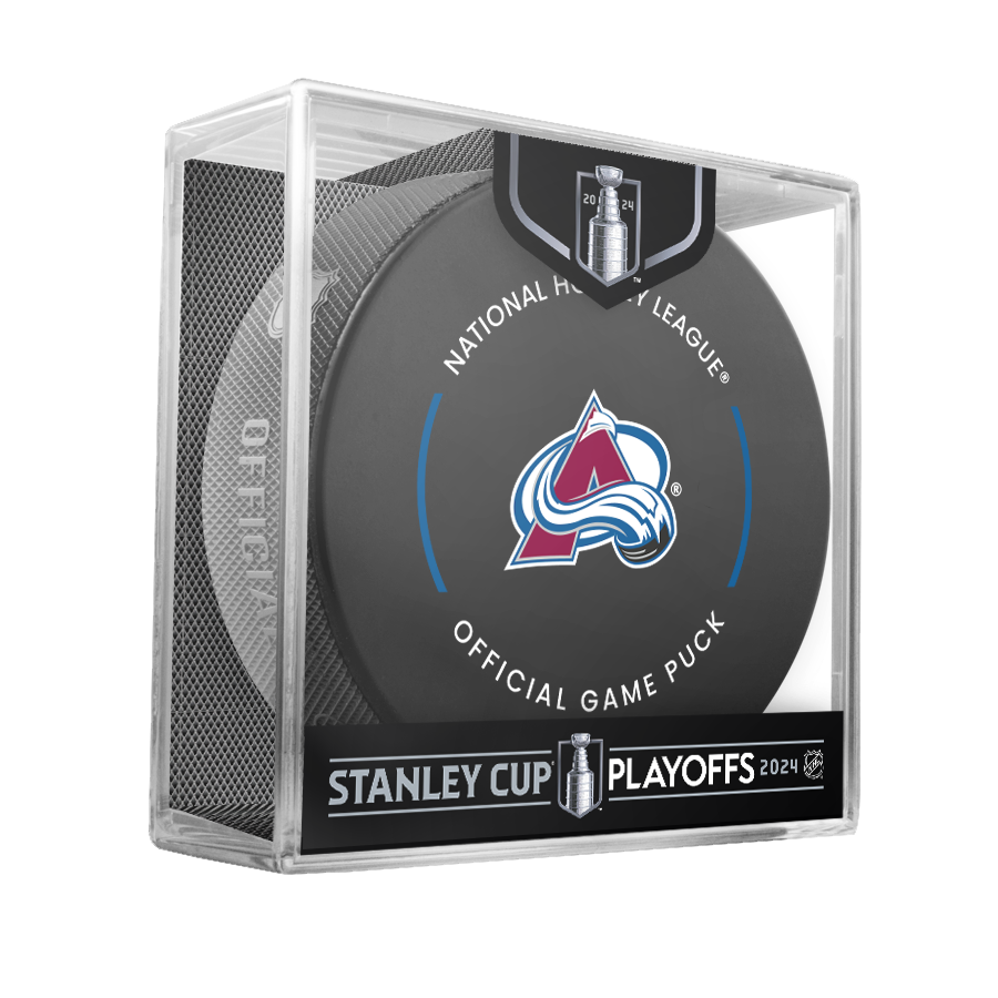 2024 Stanley Cup Playoff Avalanche Official Puck