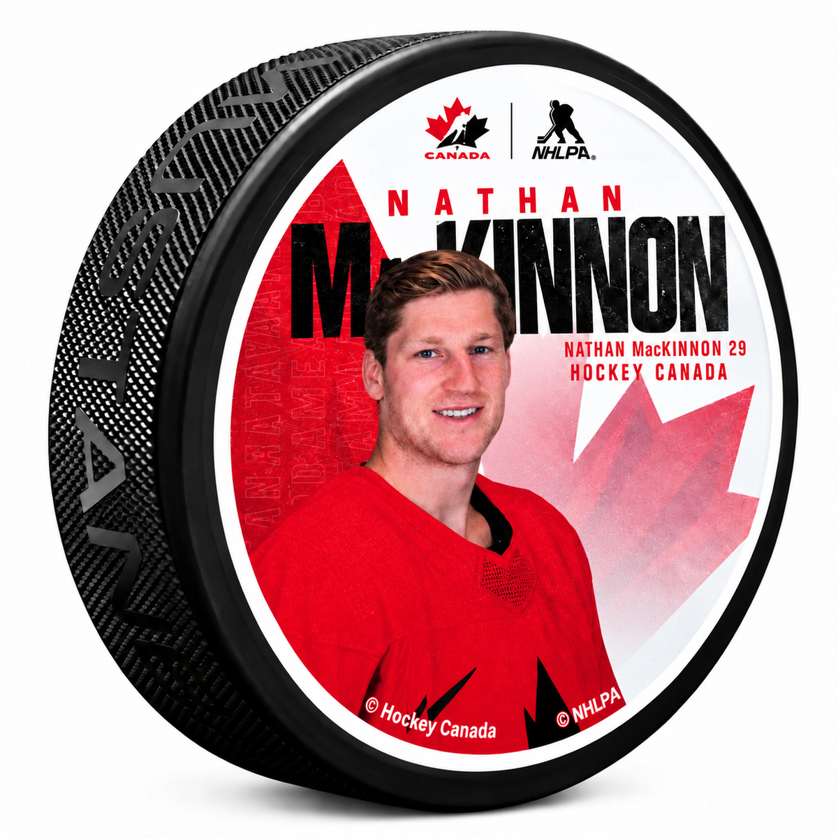 Team Canada Nathan MacKinnon Puck