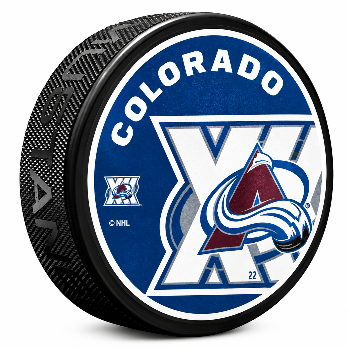 Colorado Avalanche 30th Anniversary Icon Puck