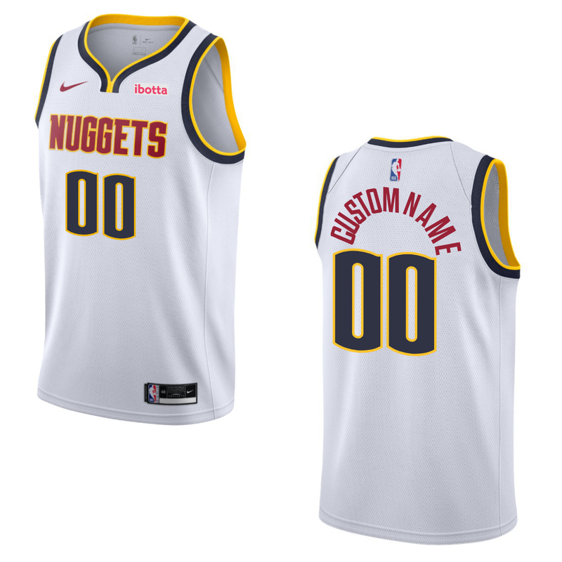 Nuggets Association Swingman Customized Jersey