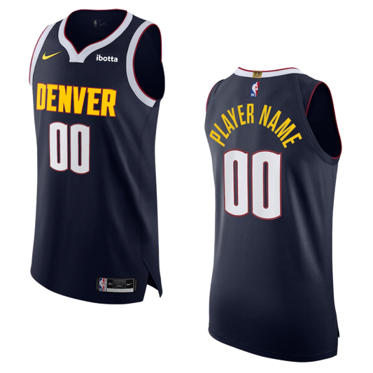 Customized Navy Authentic Jersey