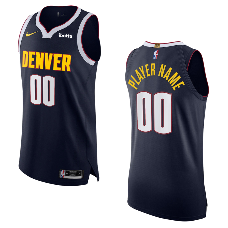 Customized Navy Authentic Jersey