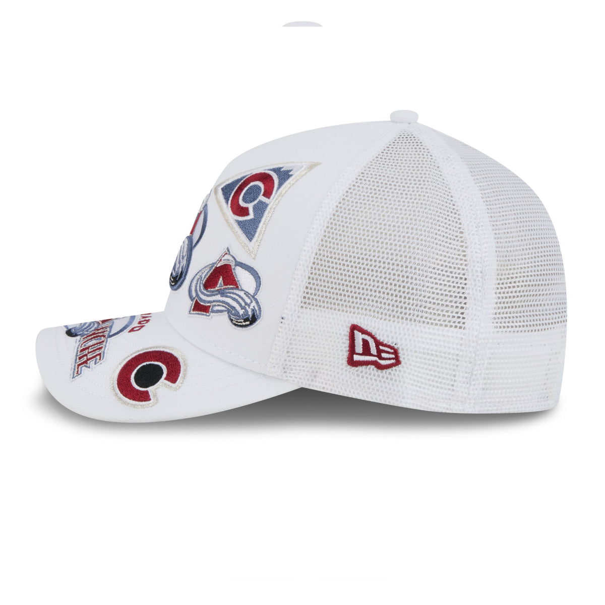 Women's Colorado Avalanche New Era All Over Print 9FORTY M-Crown A-Frame Snapback Hat