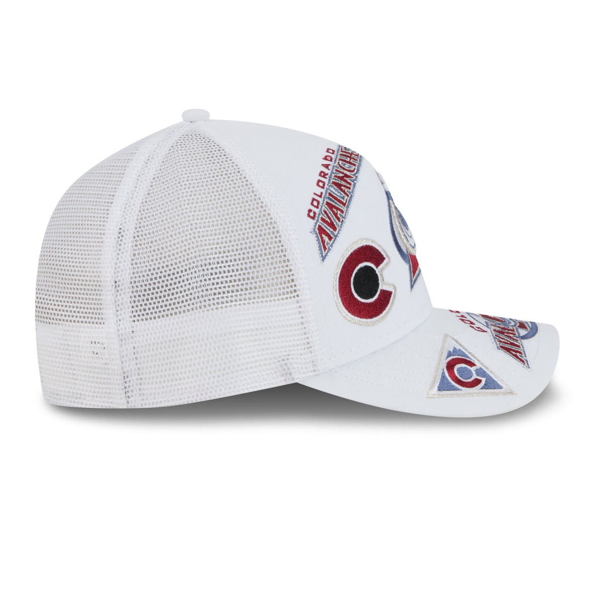 Women's Colorado Avalanche New Era All Over Print 9FORTY M-Crown A-Frame Snapback Hat