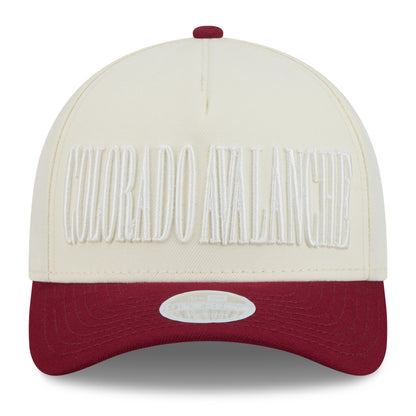 Women's Colorado Avalanche New Era 2 Tone Tonal 9FORTY M-Crown A-Frame Snapback Hat